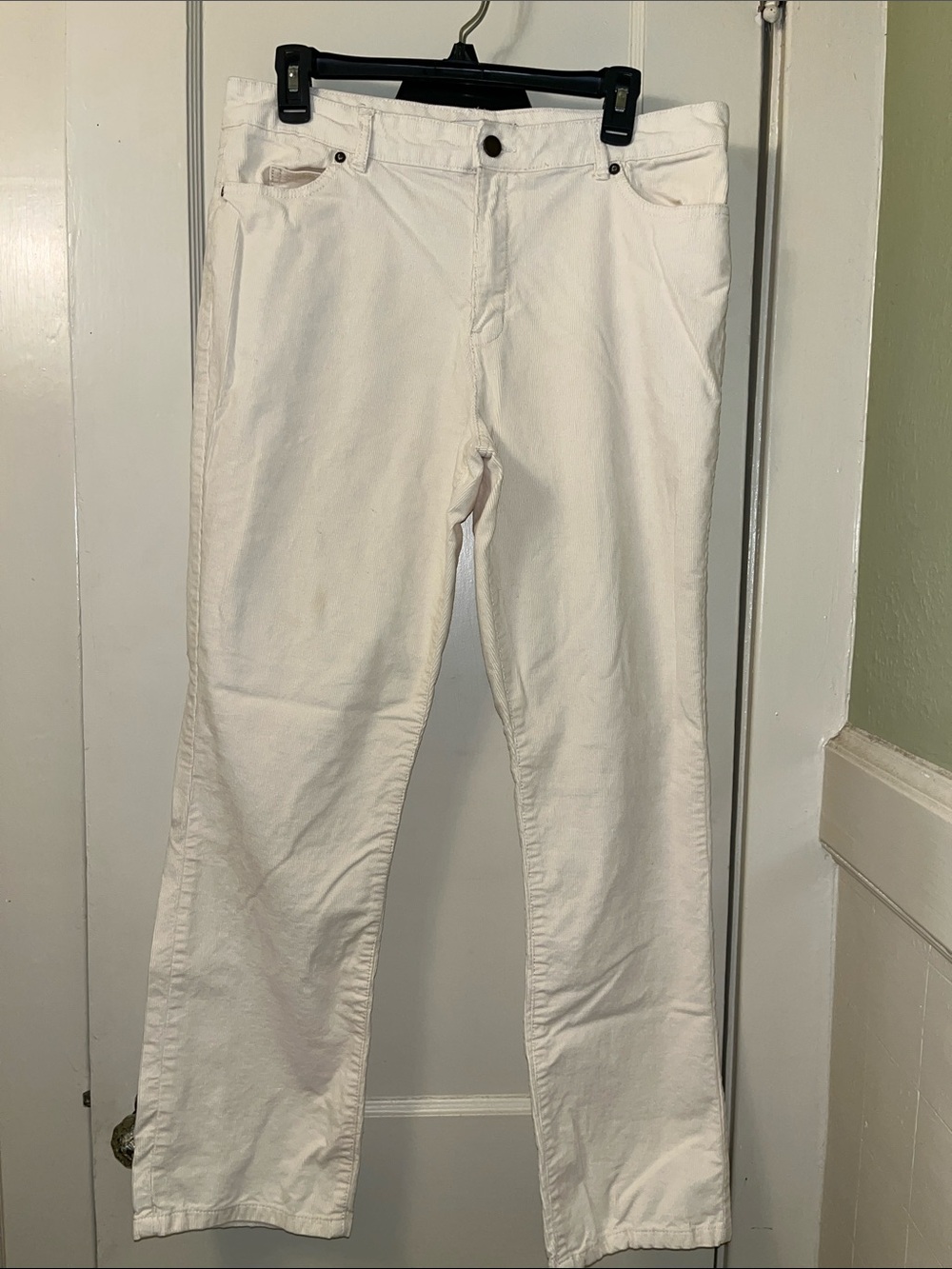 Coldwater Creek Winter White Corduroy Jeans